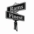 Rams Finest Decal #1